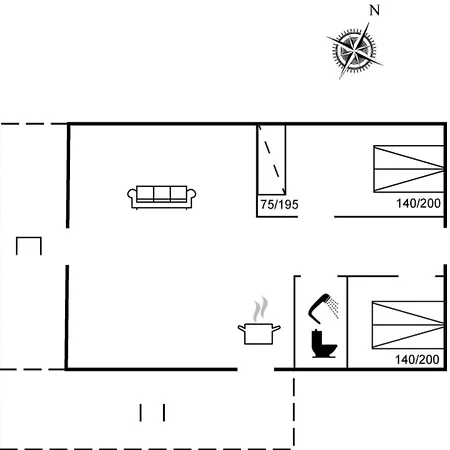 度假居 Undine - 300m From The Sea By Interhome 米泽尔法特
